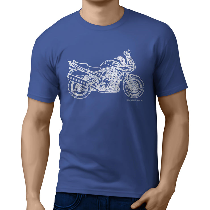 JL Illustration For A Suzuki Bandit 1250SA 2012 Motorbike Fan T-shirt