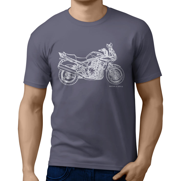 JL Illustration For A Suzuki Bandit 1250SA 2012 Motorbike Fan T-shirt