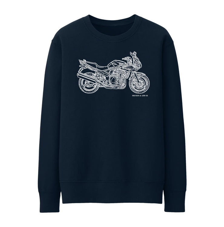 JL Illustration For A Suzuki Bandit 650 GSF650S 2007 Motorbike Fan Jumper