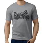 JL Illustration For A Suzuki Bandit 650 GSF650S 2007 Motorbike Fan T-shirt