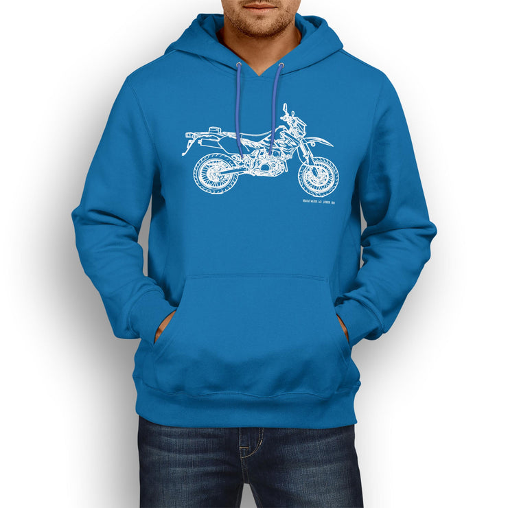 JL Illustration For A Suzuki DRZ400SM 2016 Motorbike Fan Hoodie