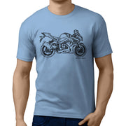 JL Illustration For A Suzuki GSXR 1000 2014 Motorbike Fan T-shirt
