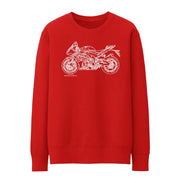 JL Illustration For A Suzuki GSXR 1000 R 2017 Motorbike Fan Jumper