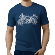 JL Illustration For A Suzuki GSXR 1000 R 2017 Motorbike Fan T-shirt