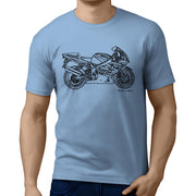 JL Illustration For A Suzuki GSXR 600 2003 Motorbike Fan T-shirt