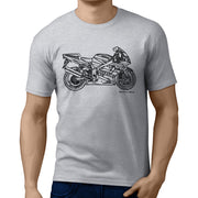 JL Illustration For A Suzuki GSXR 750 2003 Motorbike Fan T-shirt