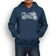 JL Illustration For A Suzuki GSXR 750 2006 Motorbike Fan Hoodie