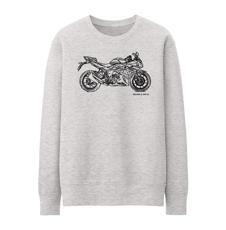 JL Illustration For A Suzuki GSX 250R 2018 Motorbike Fan Jumper