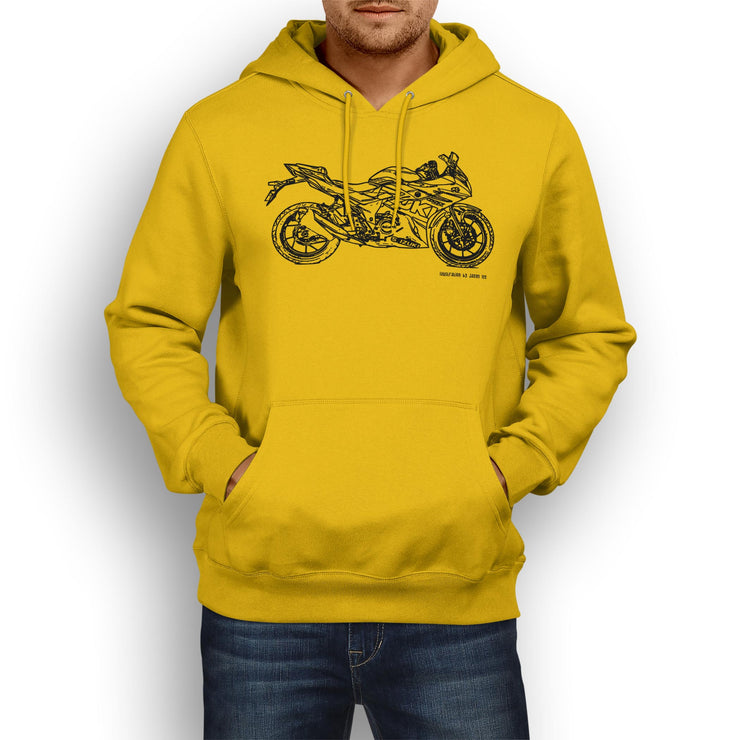 JL Illustration For A Suzuki GSX 250R 2018 Motorbike Fan Hoodie