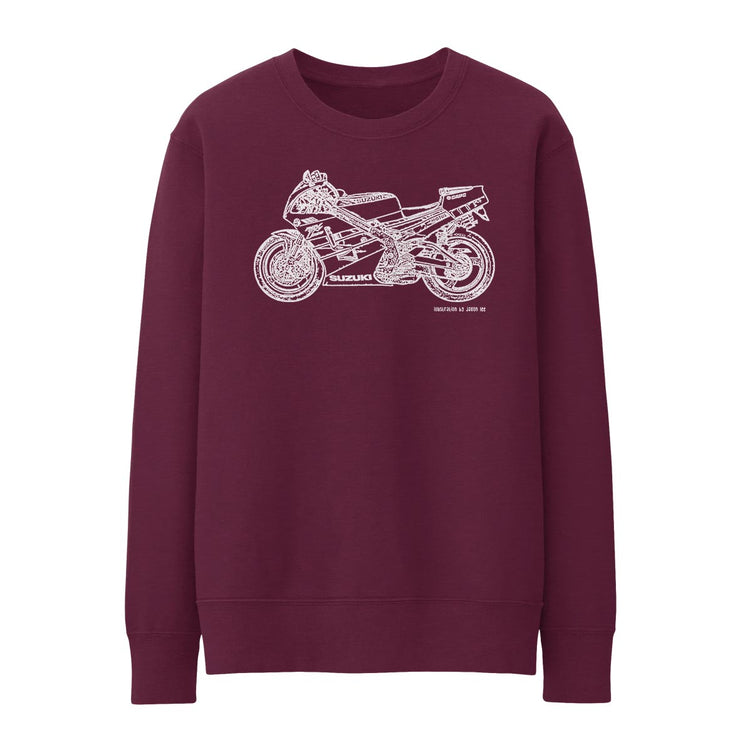 JL Illustration For A Suzuki RGV 250 Motorbike Fan Jumper