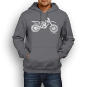 JL Illustration For A Suzuki RMZ 450 2016 Motorbike Fan Hoodie