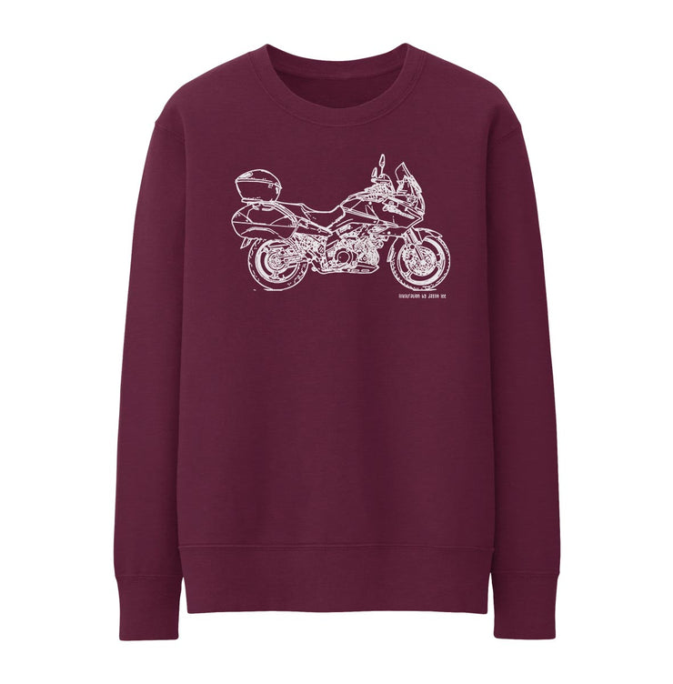 JL Illustration For A Suzuki V Strom 1000SE Motorbike Fan Jumper