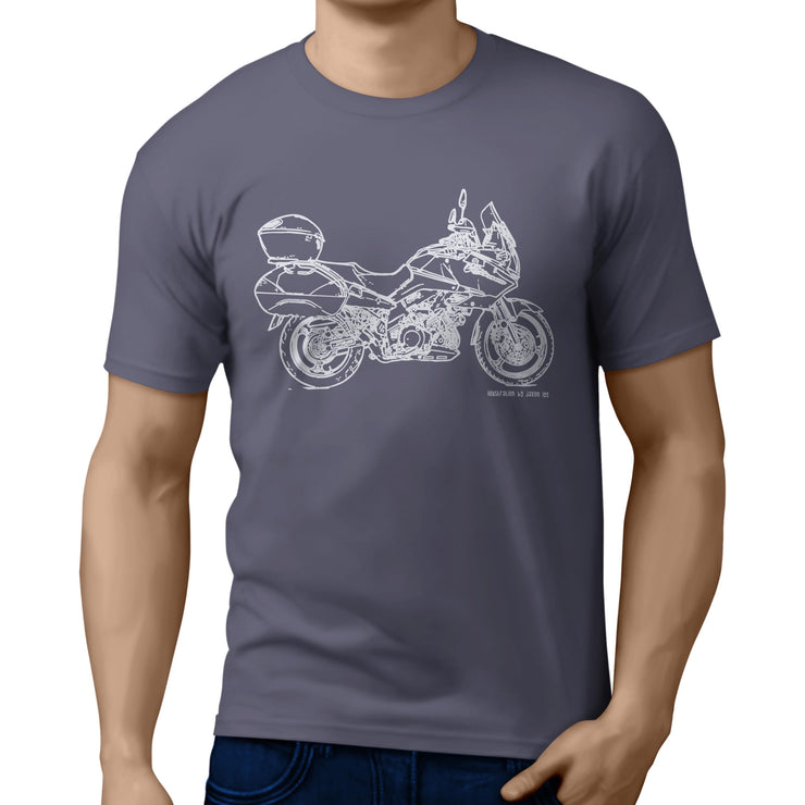 JL Illustration For A V Strom 1000SE Motorbike Fan T-shirt