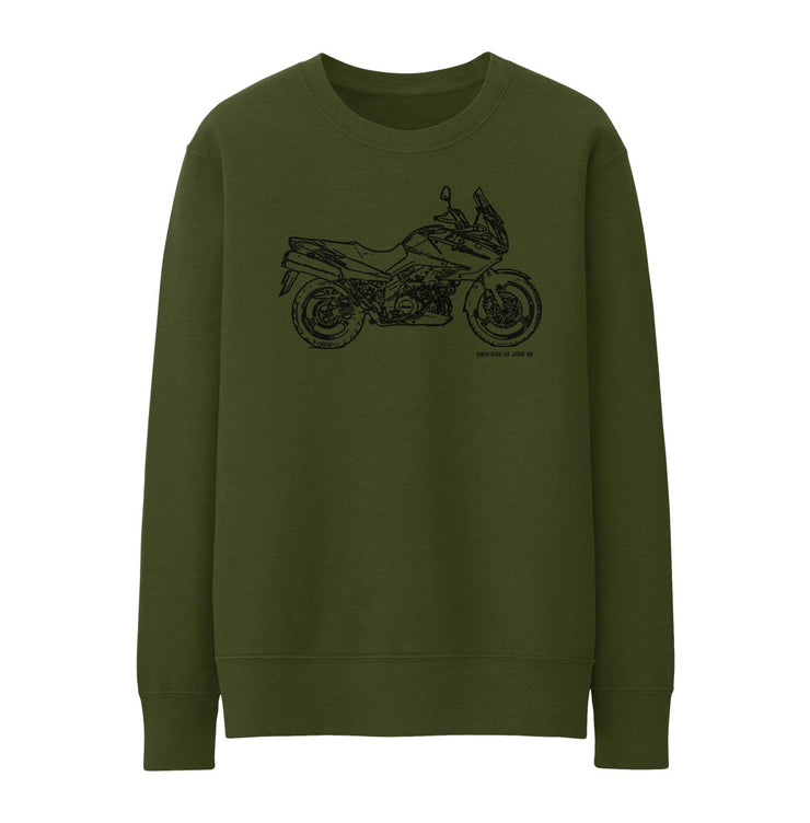 JL Illustration For A Suzuki V Strom 1000 2012 Motorbike Fan Jumper