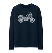 JL Illustration For A Suzuki V Strom 650 2015 Motorbike Fan Jumper