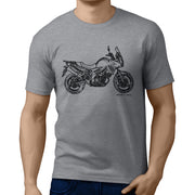 JL Illustration For A Suzuki V Strom 650 2016 Motorbike Fan T-shirt