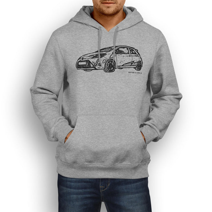 JL Illustration For A Toyota Yaris GRMN Motorcar Fan Hoodie