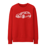 JL Illustration For A Toyota Yaris GRMN Motorcar Fan Jumper