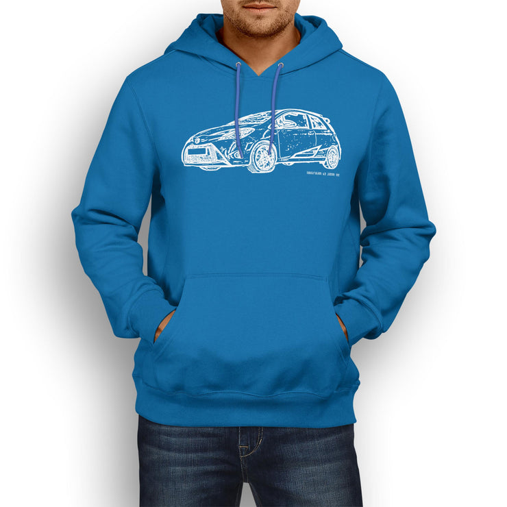 JL Illustration For A Toyota Yaris GRMN Motorcar Fan Hoodie