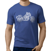 JL Art Tee aimed at fans of Triumph America 2016 Motorbike