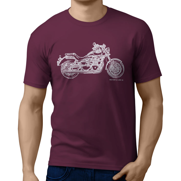 JL Art Tee aimed at fans of Triumph America 2016 Motorbike