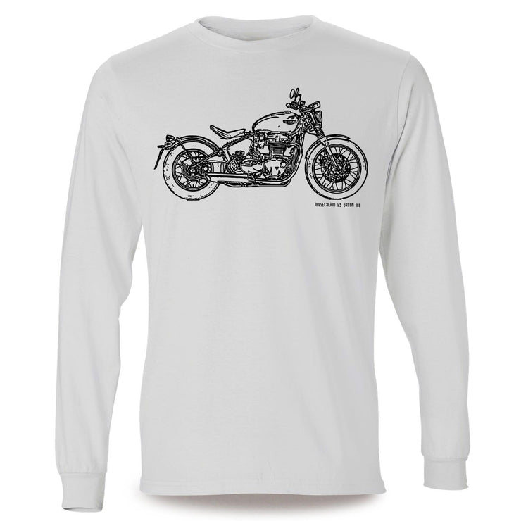 JL Art LSTee aimed at fans of Triumph Bonneville Bobber Motorbike