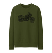 JL Art Jumper aimed at fans of Triumph Bonneville T120 Motorbike