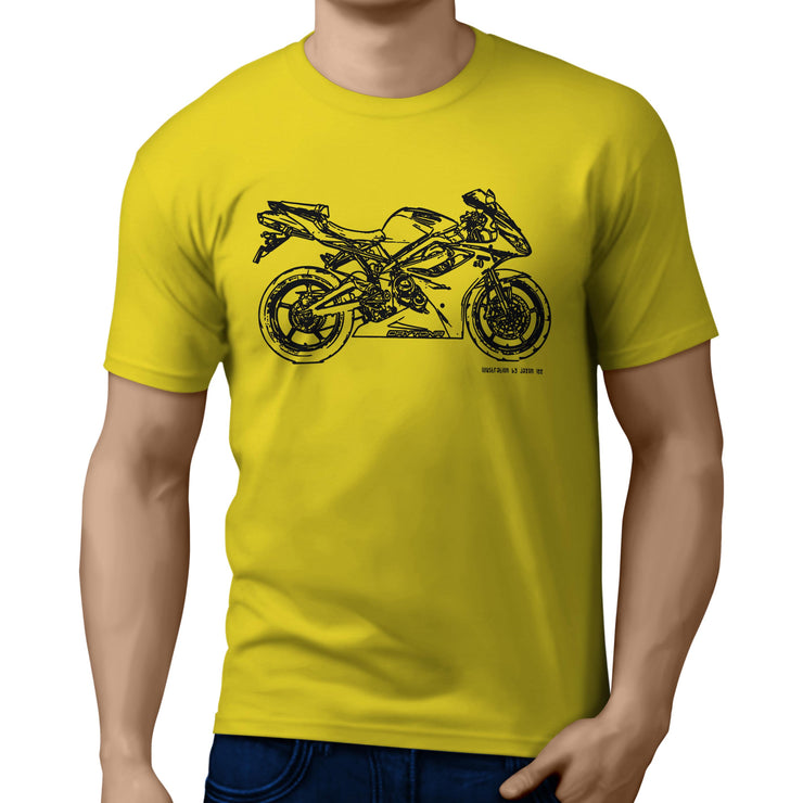 JL Art Tee aimed at fans of Triumph Daytona 675 Motorbike