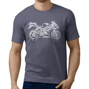 JL Art Tee aimed at fans of Triumph Daytona 675 Motorbike