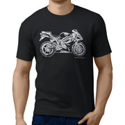 JL Art Tee aimed at fans of Triumph Daytona 675 Motorbike