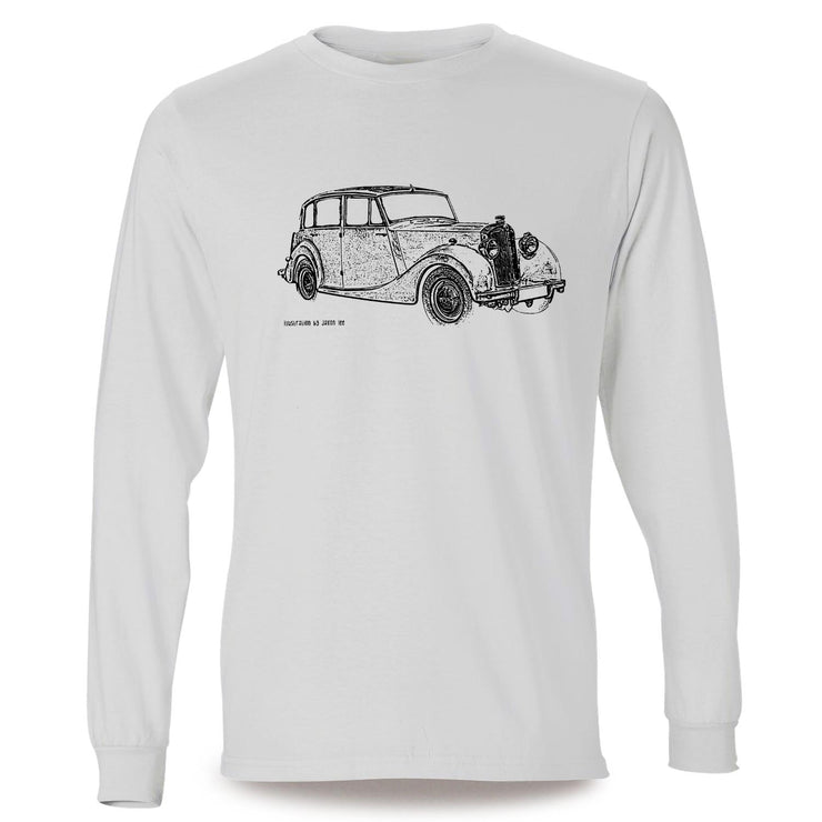 JL Illustration For A Triumph Renown 1952 Motorcar Fan LS-Tshirt