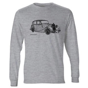 JL Illustration For A Triumph Renown 1952 Motorcar Fan LS-Tshirt