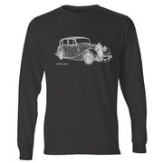 JL Illustration For A Triumph Renown 1952 Motorcar Fan LS-Tshirt
