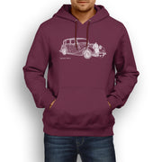 JL Illustration For A Triumph Renown 1952 Motorcar Fan Hoodie