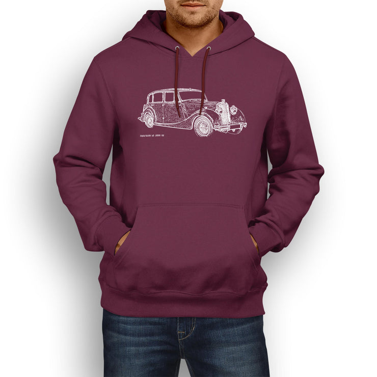 JL Illustration For A Triumph Renown 1952 Motorcar Fan Hoodie