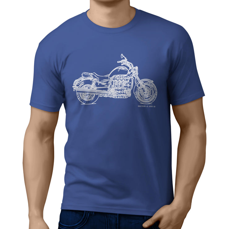 JL Art Tee aimed at fans of Triumph Rocket III Roadster Motorbike