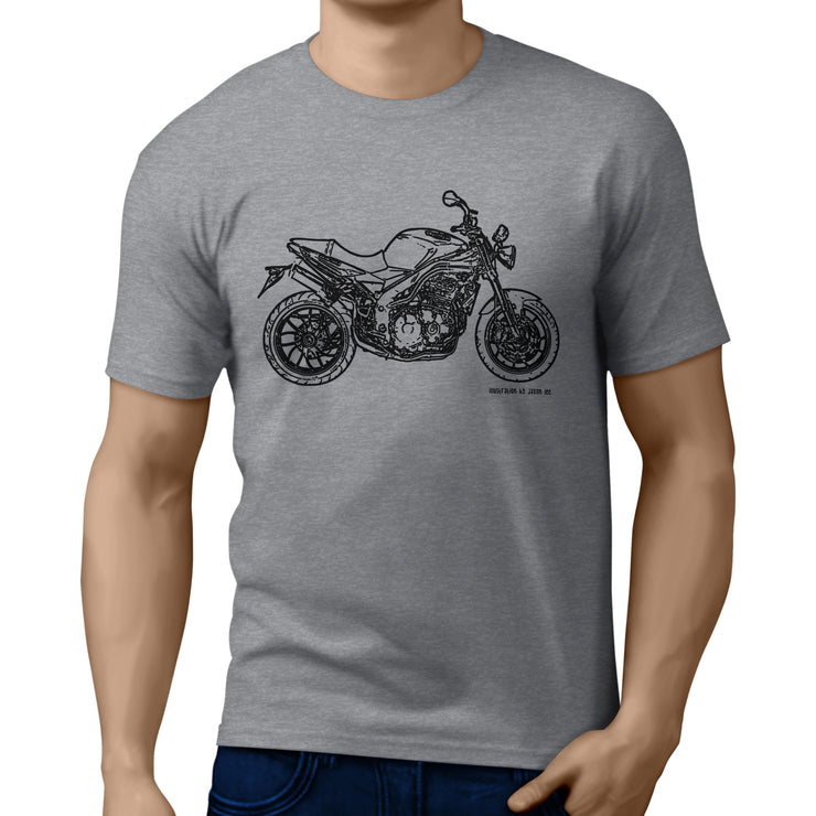 JL Illustration For A Triumph Speed Triple Motorbike Fan T-shirt