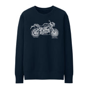 JL Illustration For A Triumph Speed Triple 2015 Motorbike Fan Jumper