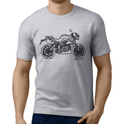 JL Illustration For A Triumph Speed Triple 2015 Motorbike Fan T-shirt