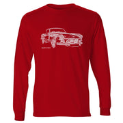 JL Illustration For A Triumph Spitfire Mk2 1965 Motorcar Fan LS-Tshirt