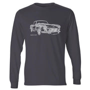 JL Illustration For A Triumph Spitfire Mk2 1965 Motorcar Fan LS-Tshirt