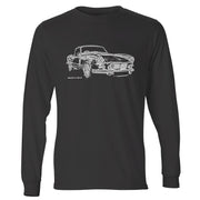 JL Illustration For A Triumph Spitfire Mk2 1965 Motorcar Fan LS-Tshirt
