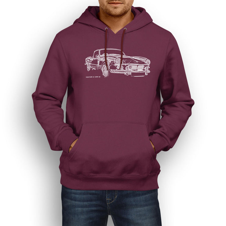 JL Illustration For A Triumph Spitfire Mk2 1965 Motorcar Fan Hoodie