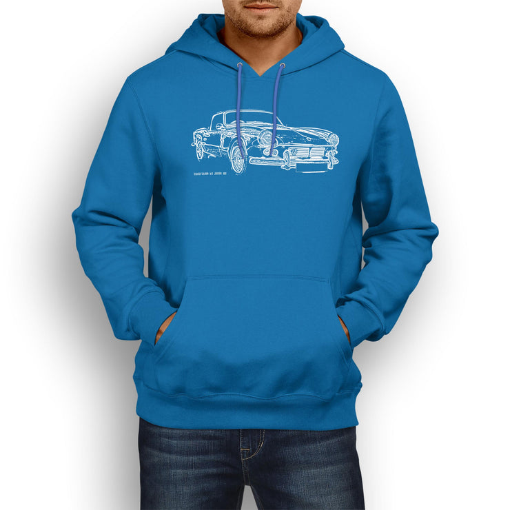 JL Illustration For A Triumph Spitfire Mk2 1965 Motorcar Fan Hoodie