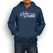 JL Illustration For A Triumph Spitfire Mk2 1965 Motorcar Fan Hoodie