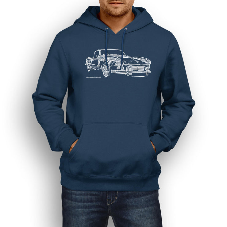 JL Illustration For A Triumph Spitfire Mk2 1965 Motorcar Fan Hoodie