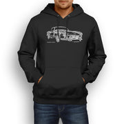 JL Illustration For A Triumph Spitfire Mk2 1965 Motorcar Fan Hoodie