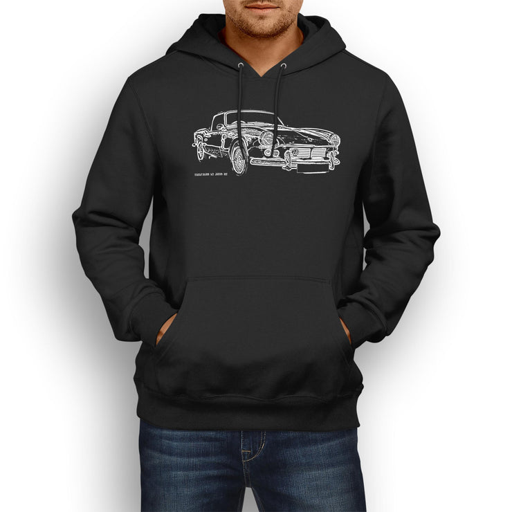 JL Illustration For A Triumph Spitfire Mk2 1965 Motorcar Fan Hoodie