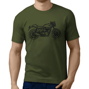 JL Art Tee aimed at fans of Triumph Street Cup Motorbike