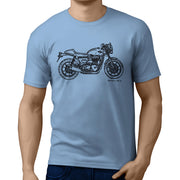 JL Art Tee aimed at fans of Triumph Street Cup Motorbike